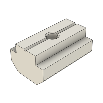 MODULAR SOLUTIONS ZINC PLATED FASTENER<br>M4 LONG RECTANGLE NUT